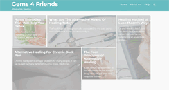 Desktop Screenshot of gems4friends.com
